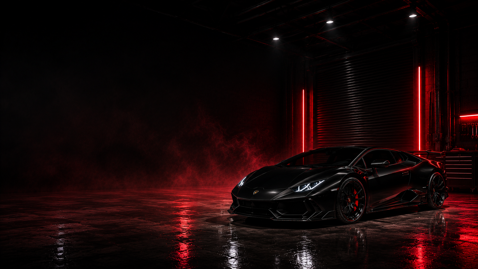 Premium auto care workshop in Laverton, Melbourne with luxury sports car
